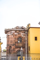 Fototapeta na wymiar old building in barcelona spain