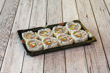 Comida japonesa, variado de Maki