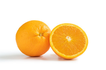 Half cut Navel orange