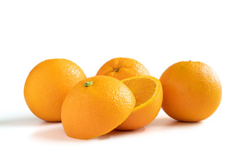 Half cut Navel orange