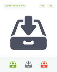 Drawer Inbox - Sticker Icons