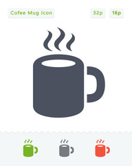 Coffee Mug - Sticker Icons