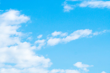 Naklejka na ściany i meble Cloudy blue sky abstract background, blue sky background with tiny clouds, blue sky background with tiny clouds