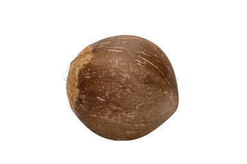 Coconut isolated on white background.