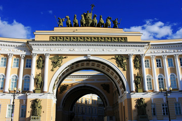 Obraz premium Triumphal Arch in St. Petersburg