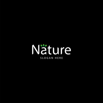 Nature Logo, Vector logo of nature