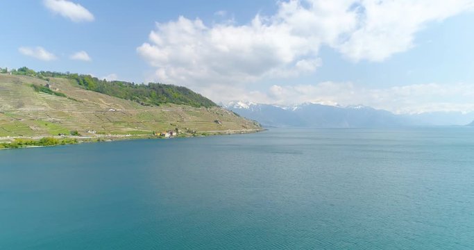 Lavaux drone shot