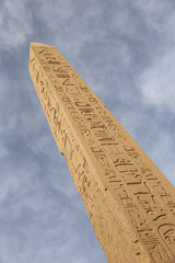Obelisk in Karnak Temple, Luxor, Egypt