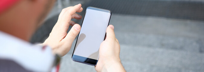 Smartphone hand hold electronic wireless
