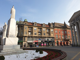 Denkmal Kaiser Jovan Nenad in Subotica - Vojvodina - Serbien