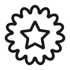 award - minimal line web icon. simple vector illustration. concept for infographic, website or app.