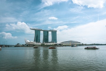 Obraz premium Marina Bay Sands Hotel in Singapore 