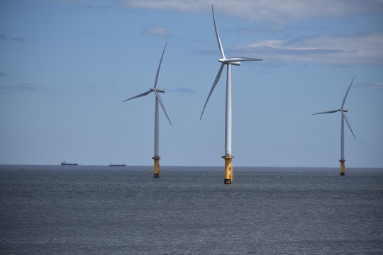 Wind Turbines In The North Sea