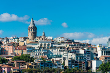 Naklejka premium Galata Tower in Istanbul Turkey