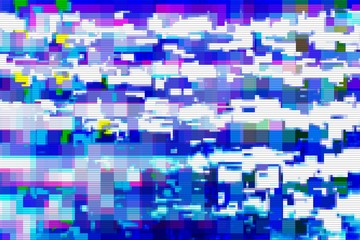 Glitch digital design background texture,  pattern bad.