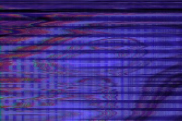 Glitch vhs background artifact noise, pixel design.