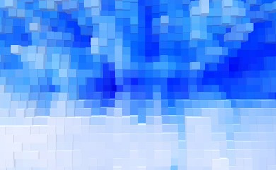 Abstract cube 3d extrude background, shape futuristic.