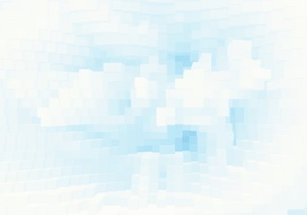 Abstract cube 3d extrude background, graphic square.