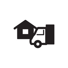 home delivery vector icon