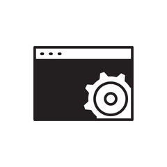 setup page vector icon