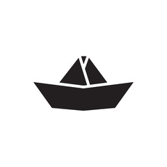 paper ship vector icon
