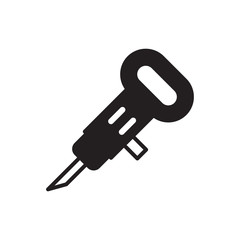 jackhammer vector icon