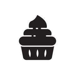 cupcake vector icon