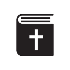 holy bible vector icon