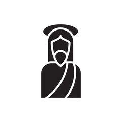 jesus vector icon