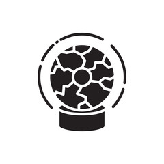 magic ball vector icon