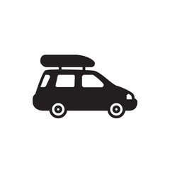 car baggage vector icon