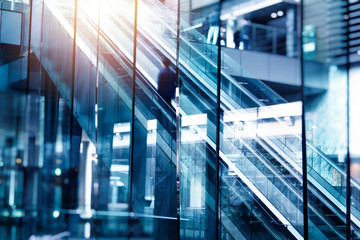 Modern building of a skyscraper. Concept of company success