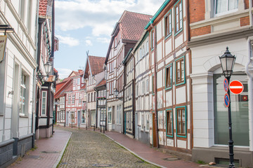 Fototapeta na wymiar Old Town Hameln Lower Saxony (Niedersachsen)