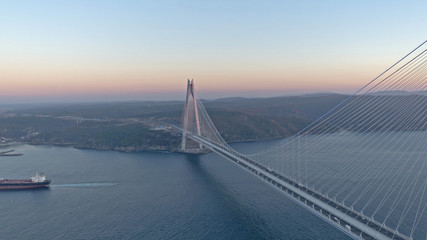 Yavuz Sultan Selim Bridge at Sunset