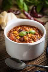 Mexican chili con carne.