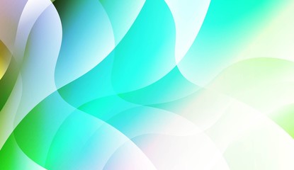 Vibrant And Smooth Gradient Soft Colors Wave Geometric Shape. For Cover Page, Poster, Banner Of Websites. Vector Illustration.