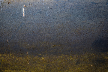 Worn green and blue metal grunge texture