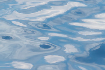 Sky and Clouds Reflected in Water