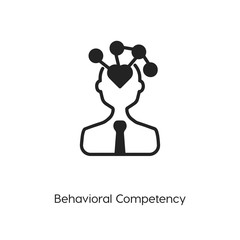 behavioral competency icon vector symbol sign