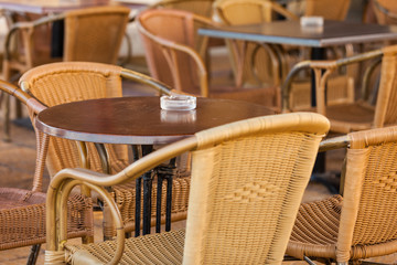 Open cafe outdoor restaurant