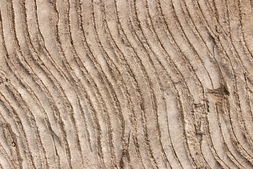 Wavy concrete plaster lines texture