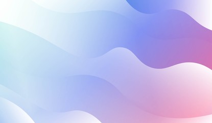 Modern Waves. Futuristic Technology Style Background. Design For Your Header Page, Ad, Poster, Banner. Vector Illustration with Color Gradient.