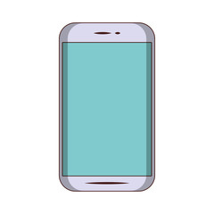Smartphone mobile technology isolated symbol