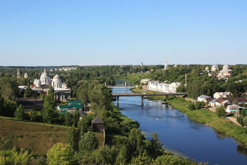 Blick auf die Altstadt von Torschok