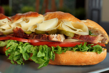 delicious beef sandwich and other fresh stuffing