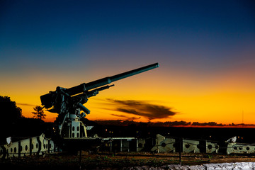 Midle West Cannon at Sunset