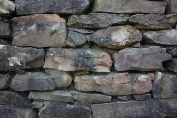 Old Stone Wall Background or Texture