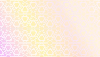 Vector Design. Illustration With Triangles Line. Modern Decorative Background. Pastel gradient color