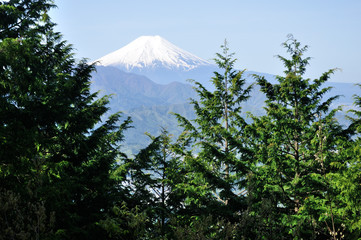 九鬼山より富士山