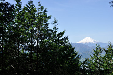Fototapeta na wymiar 九鬼山より富士山